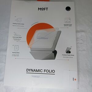 Dynamic Folio Tablet Stand - White/Grey